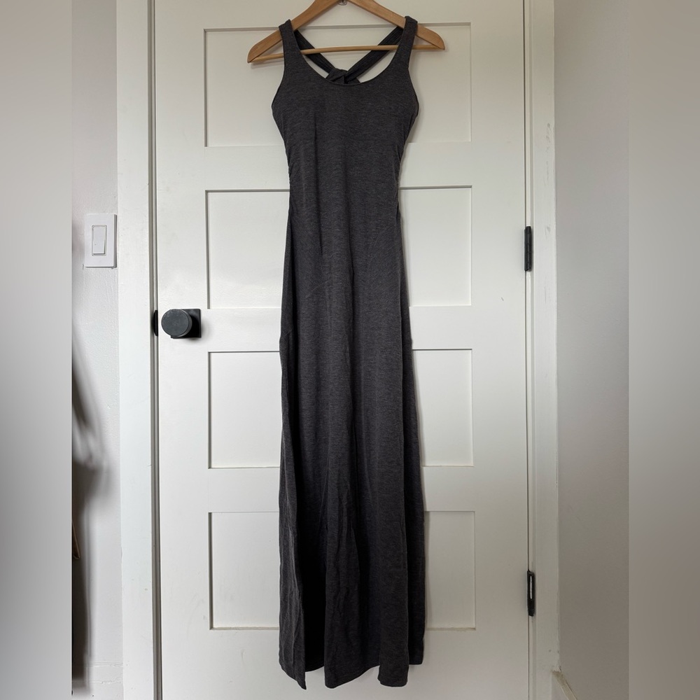 Athleta Charcoal Maxi Dress